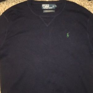 Polo navy long sleeve shirt